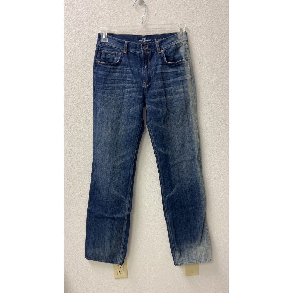7 For All Mankind Mens Austyn Relaxed Straight Jeans 28‎ Blue Y2K Lux Designer